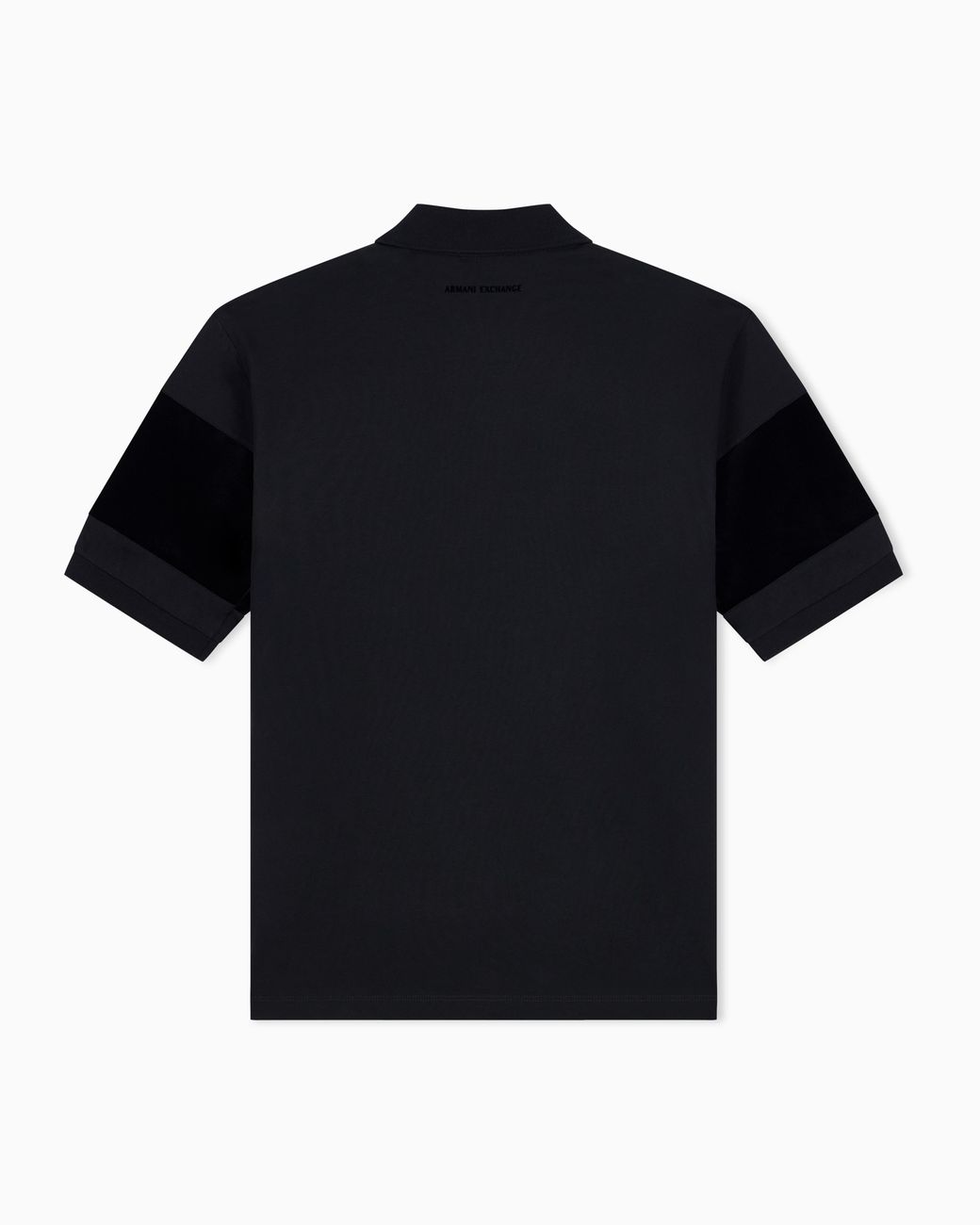 ARMANI EXCHANGE Black Regular Fit Polo Shirt for men