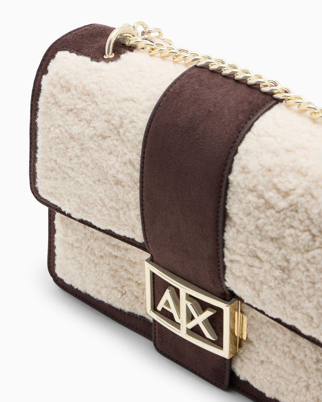 ARMANI EXCHANGE Natural Crossbody Messenger Bag