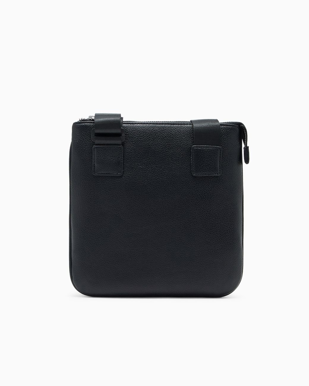 ARMANI EXCHANGE Black Crossbody Bag With A Front Zip Pocket And Adjustable Strap for men
