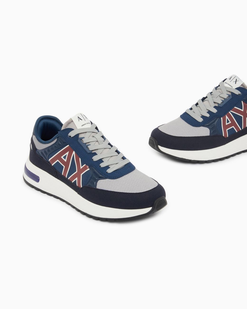 ARMANI EXCHANGE Blue Sneakers for men