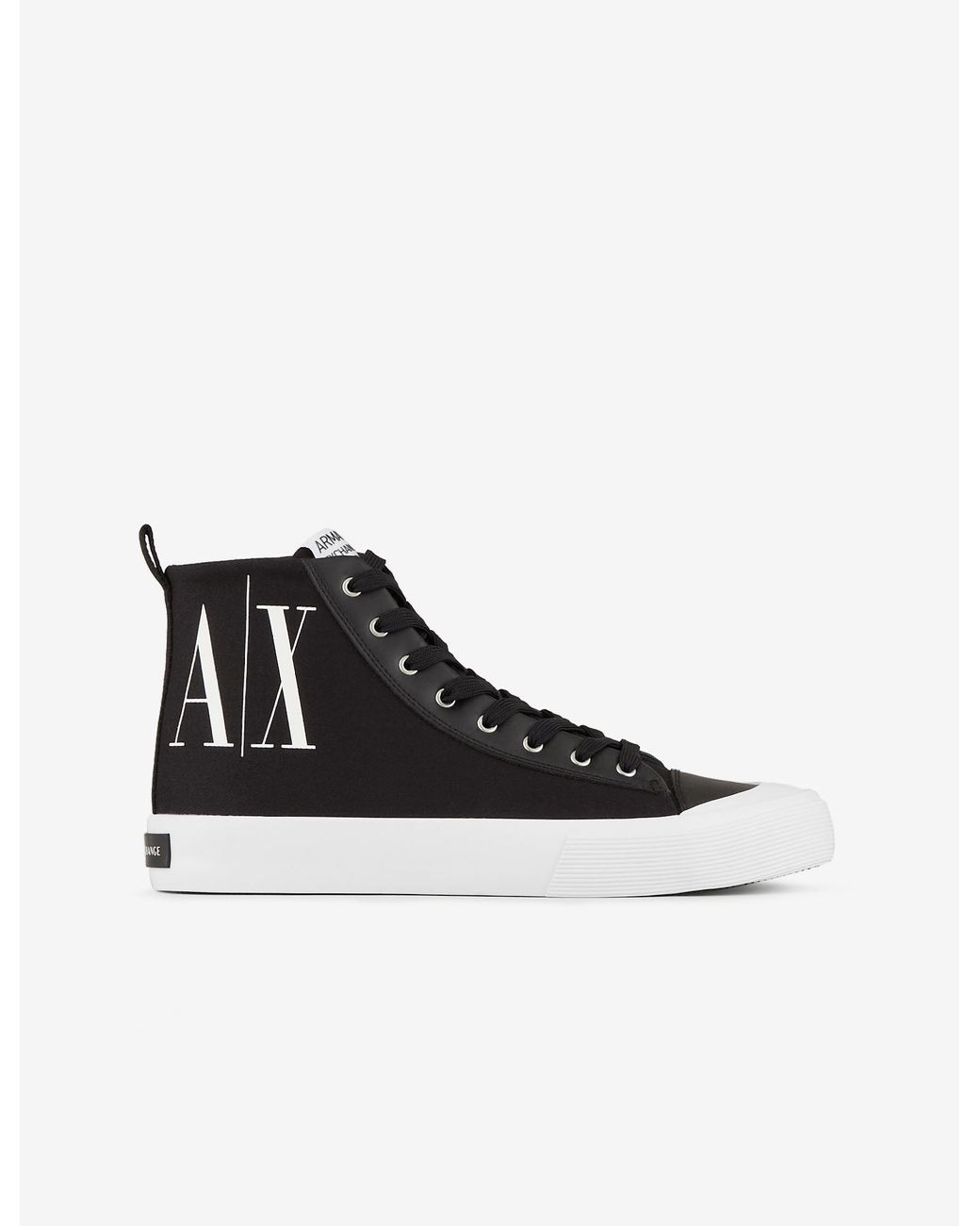 armani exchange retro logo sneakers
