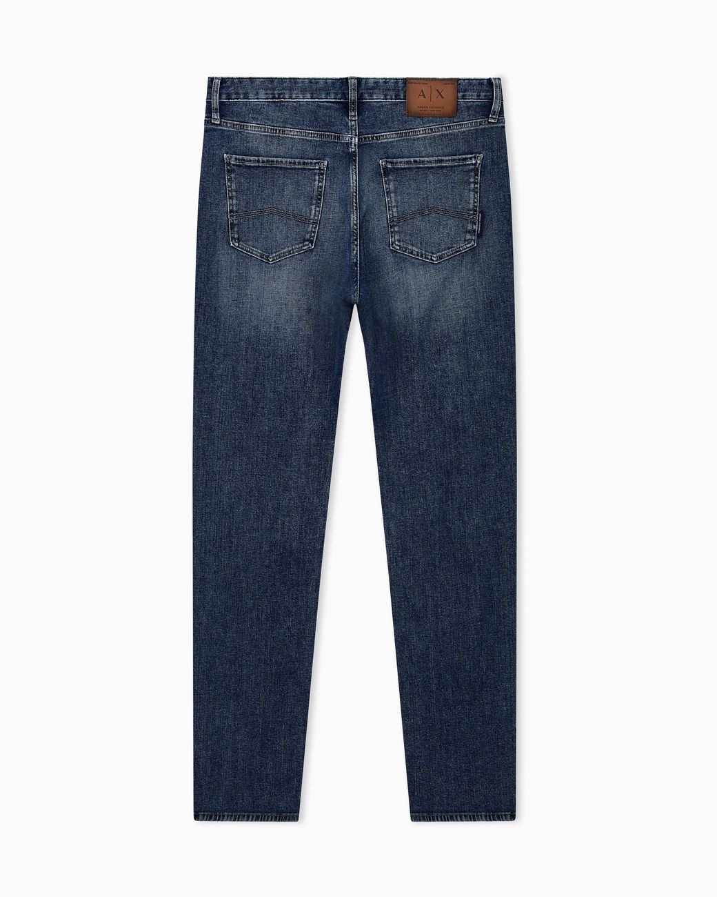 ARMANI EXCHANGE Blue Comfort Slim-Fit Five-Pocket Jeans for men