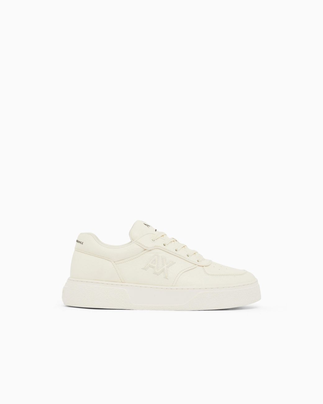 ARMANI EXCHANGE White Sneakers With Deer Effect for men