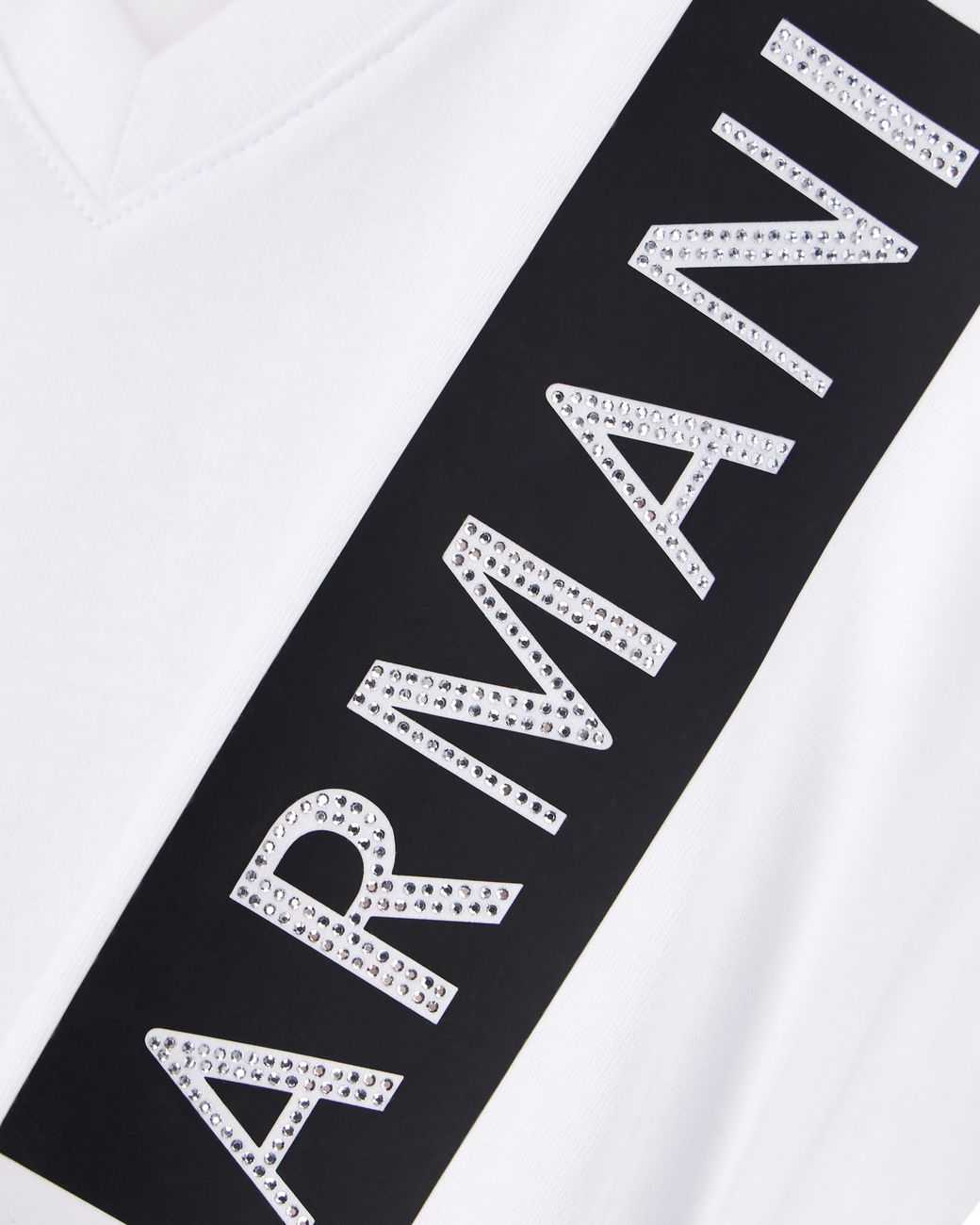 ARMANI EXCHANGE White Slim Fit T-Shirt