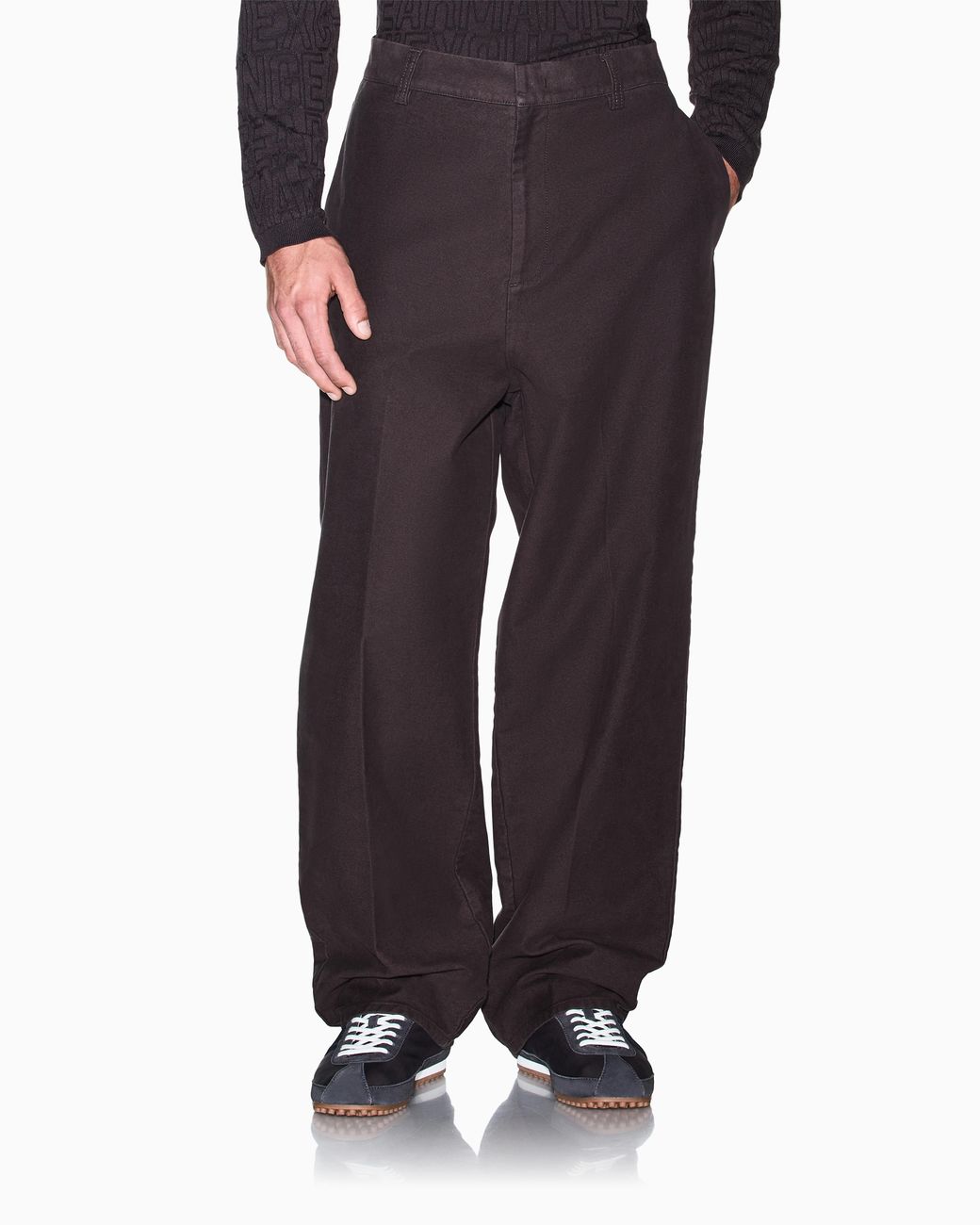 ARMANI EXCHANGE Purple Relaxed Trouser for men
