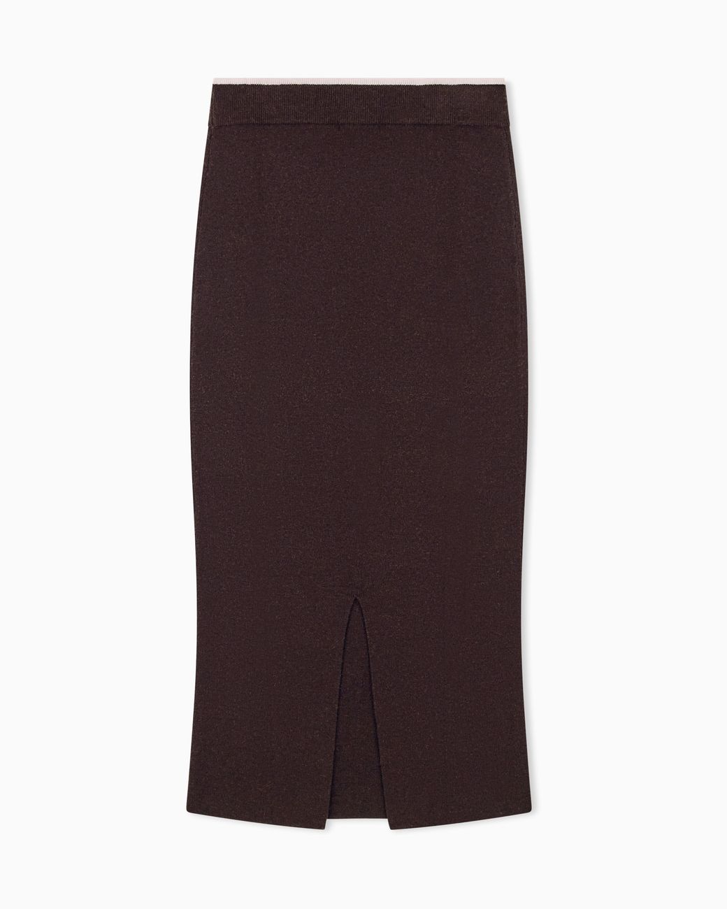 ARMANI EXCHANGE Purple Skirt Slim-Fit Knitted