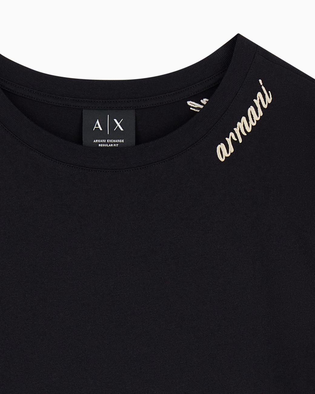 ARMANI EXCHANGE Black Regular T-Shirt
