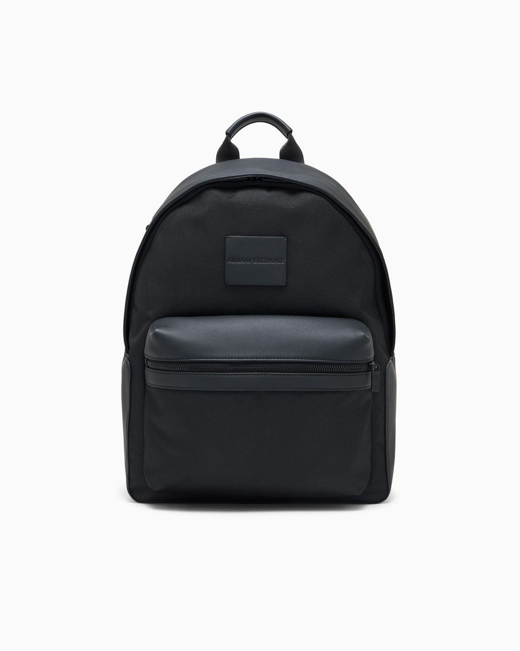 ARMANI EXCHANGE Black Backpack With Coated Exterior for men