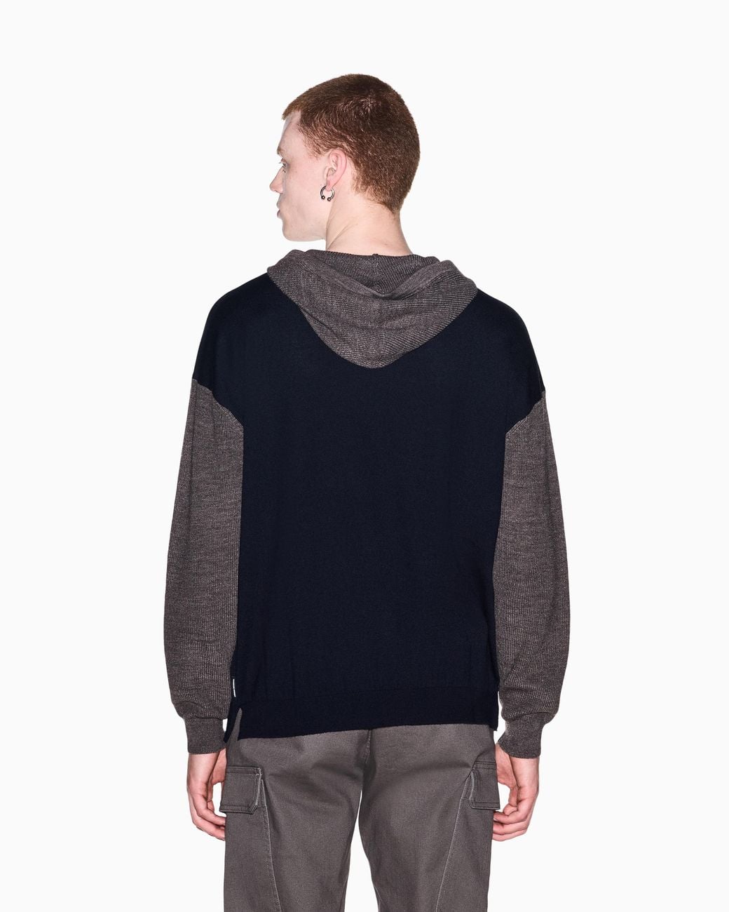 ARMANI EXCHANGE Blue Regular Fit Pullover for men