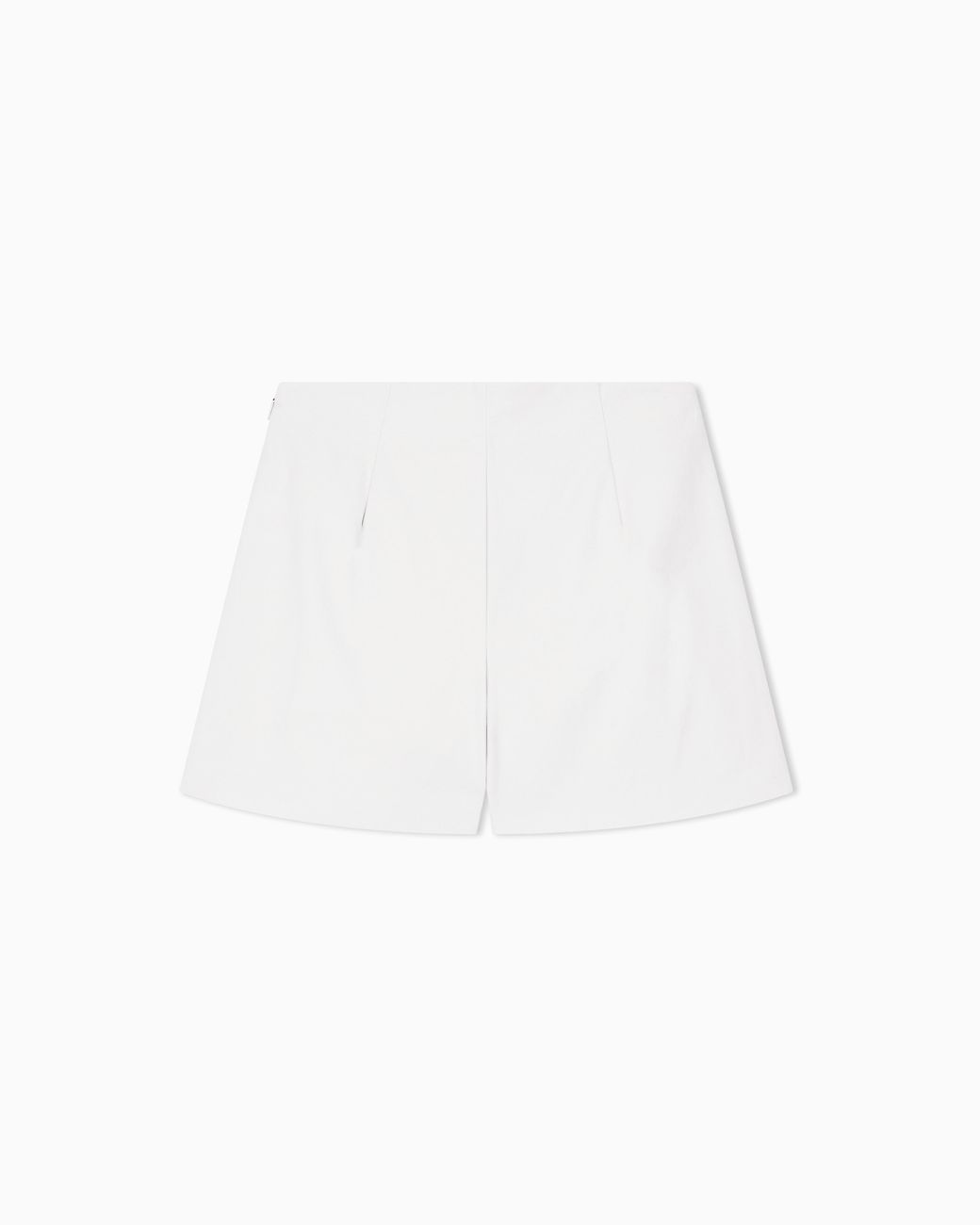 ARMANI EXCHANGE White Regular Fit Shorts Stretch Cotton Twill