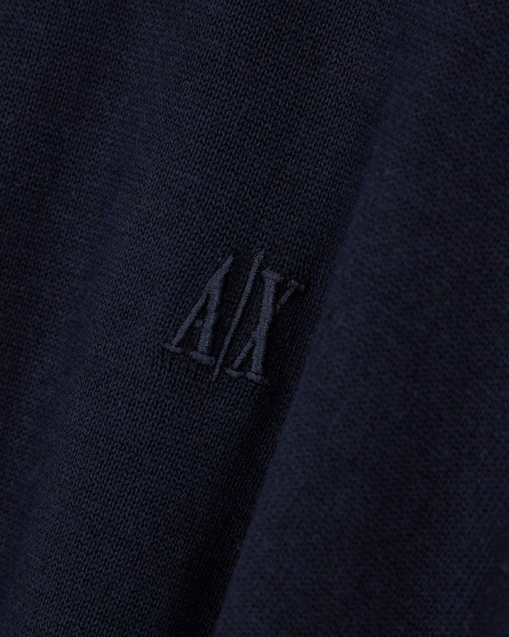 ARMANI EXCHANGE Strickpullover Mit Rundhals Aus Baumwolle Und Viskose Icon in Blue für Herren