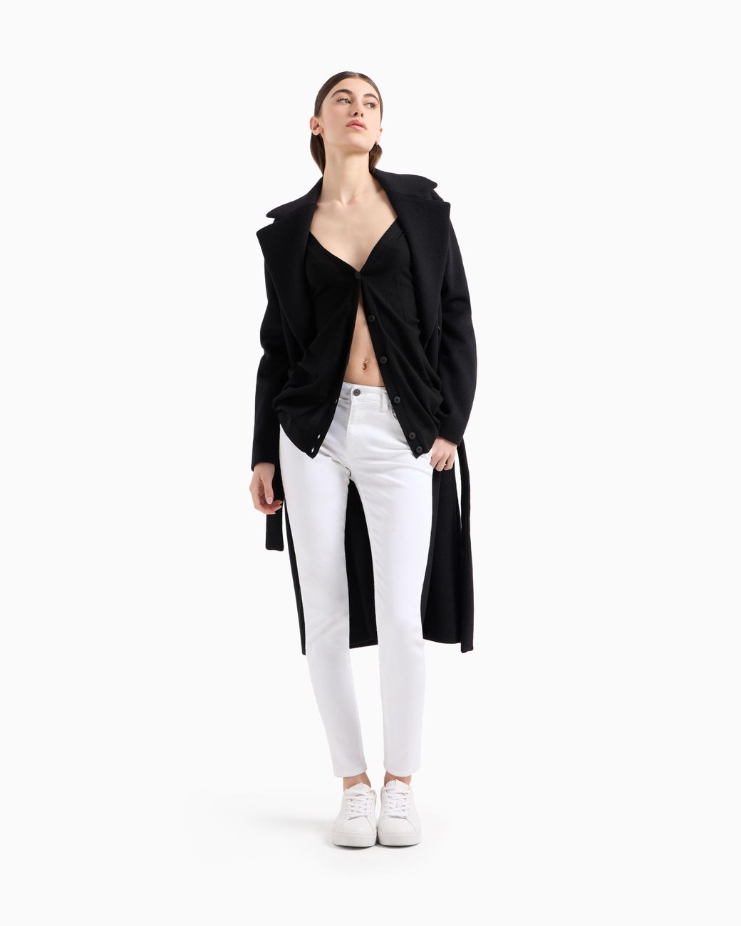 ARMANI EXCHANGE Black Coats