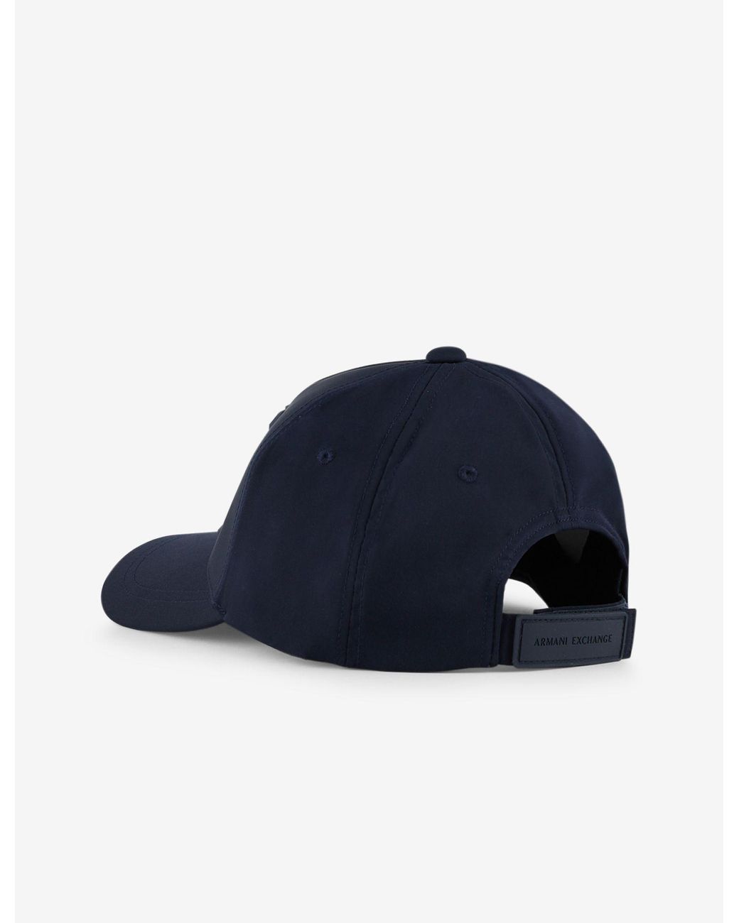 Armani Exchange Rubber Logo Ax Hat in Navy Blue (Blue) for Men - Lyst