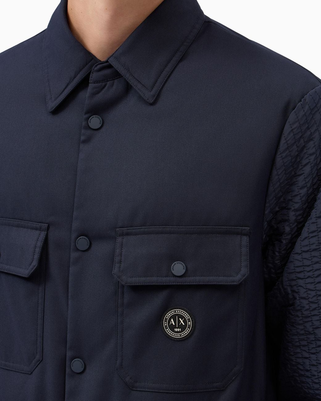 ARMANI EXCHANGE Blue Blouson Jacket for men