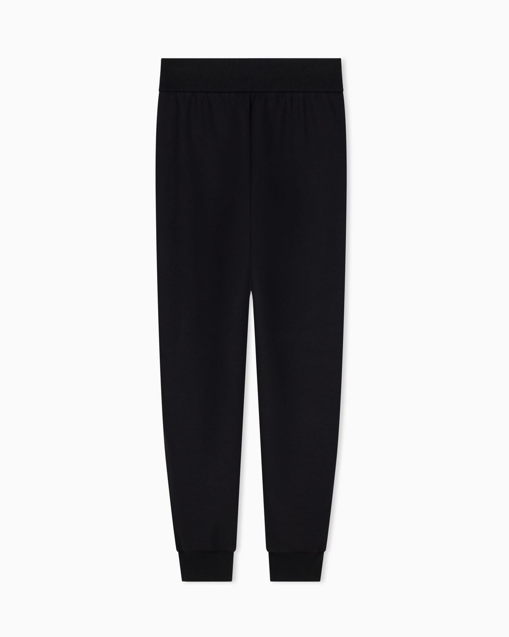 ARMANI EXCHANGE Black Regular Fit Trousers Jersey