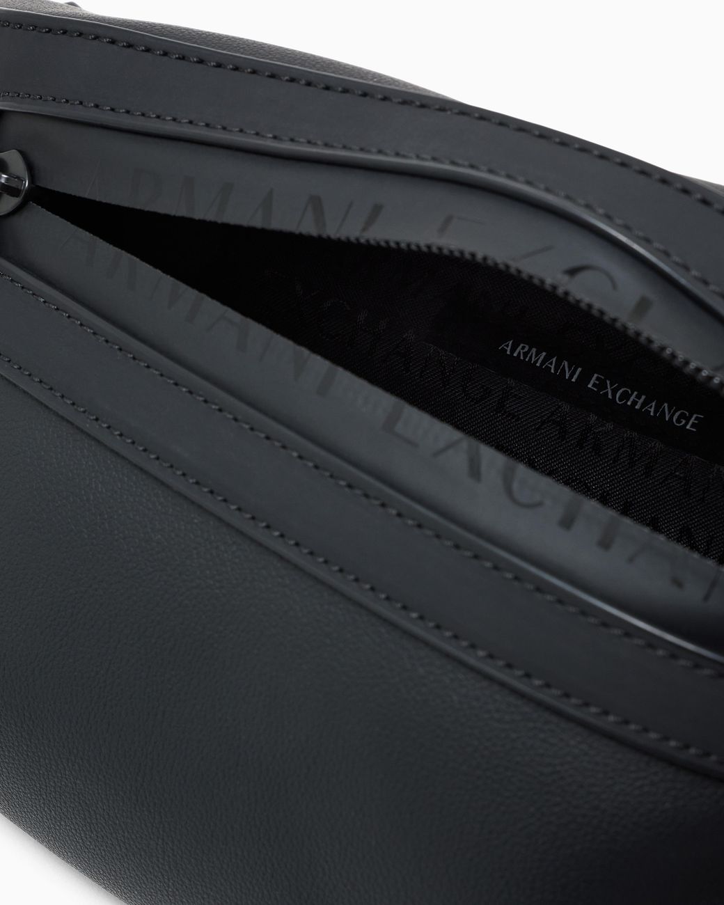 ARMANI EXCHANGE Black Waist Bag for men