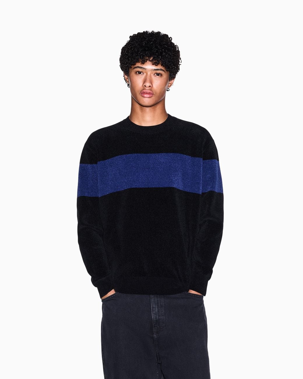 ARMANI EXCHANGE Blue Pullover for men