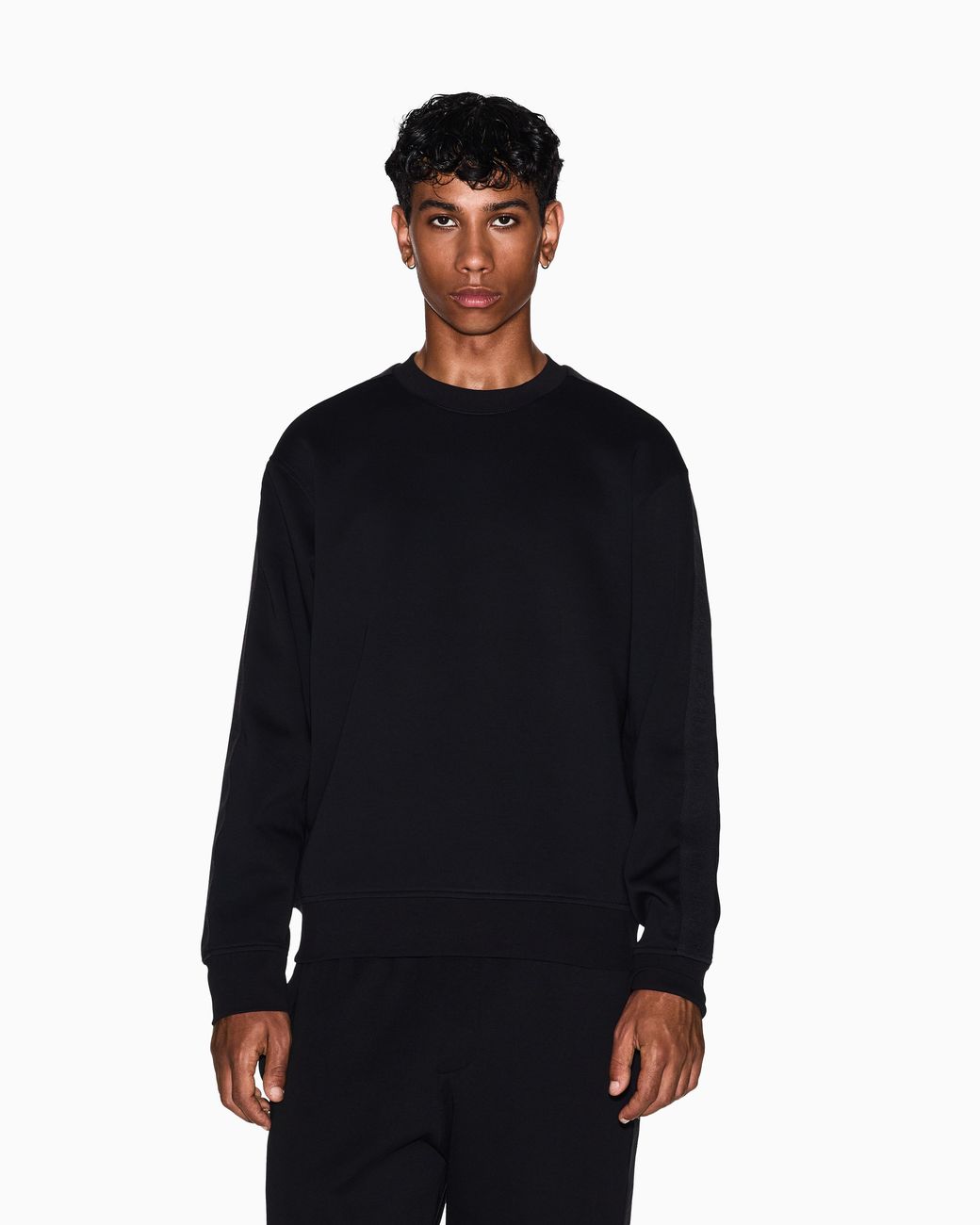 ARMANI EXCHANGE Blue Logo Sweatshirt for men