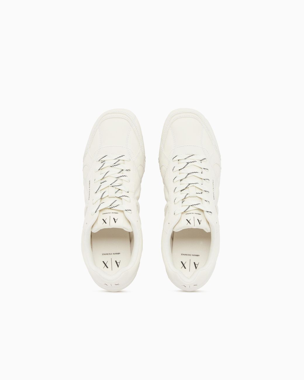 ARMANI EXCHANGE White Sneakers Lower Soft Regular Fit With Rubber Sole for men