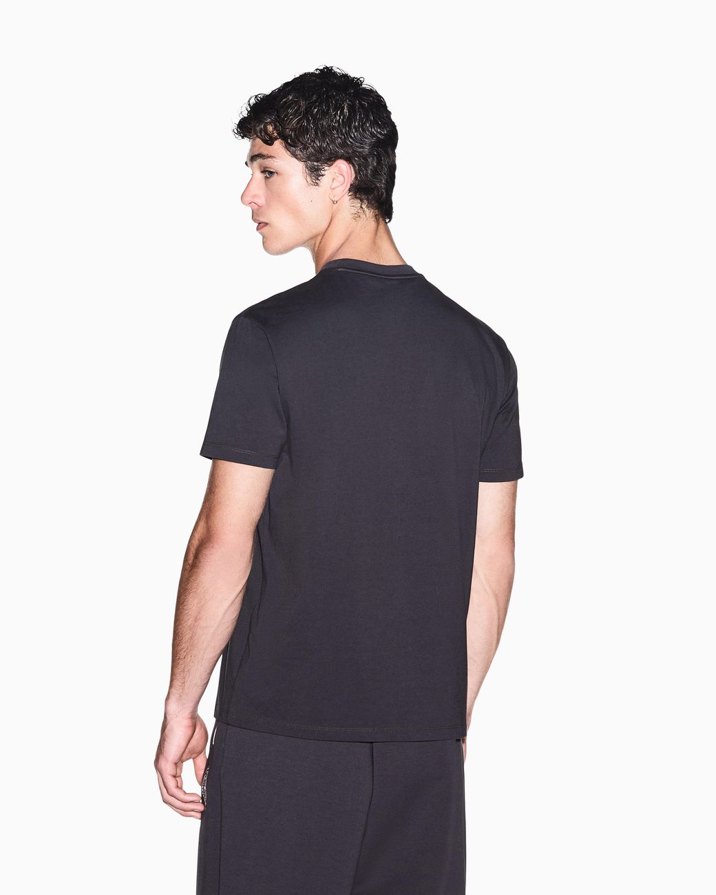 ARMANI EXCHANGE Black Regular T-Shirt for men