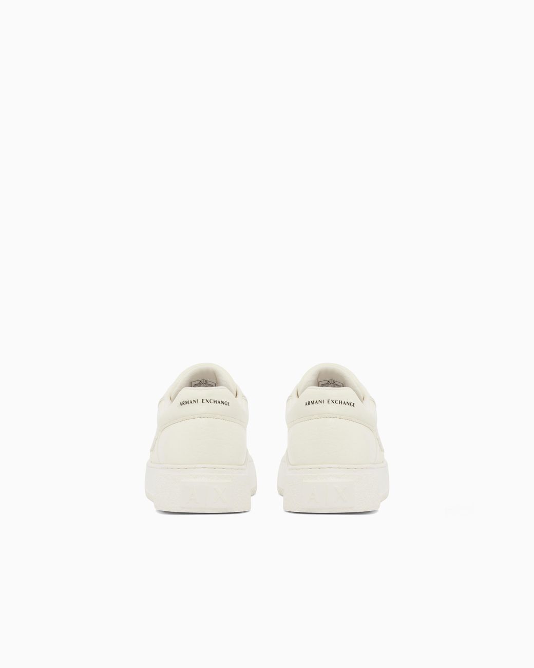ARMANI EXCHANGE White Sneakers With Deer Effect for men