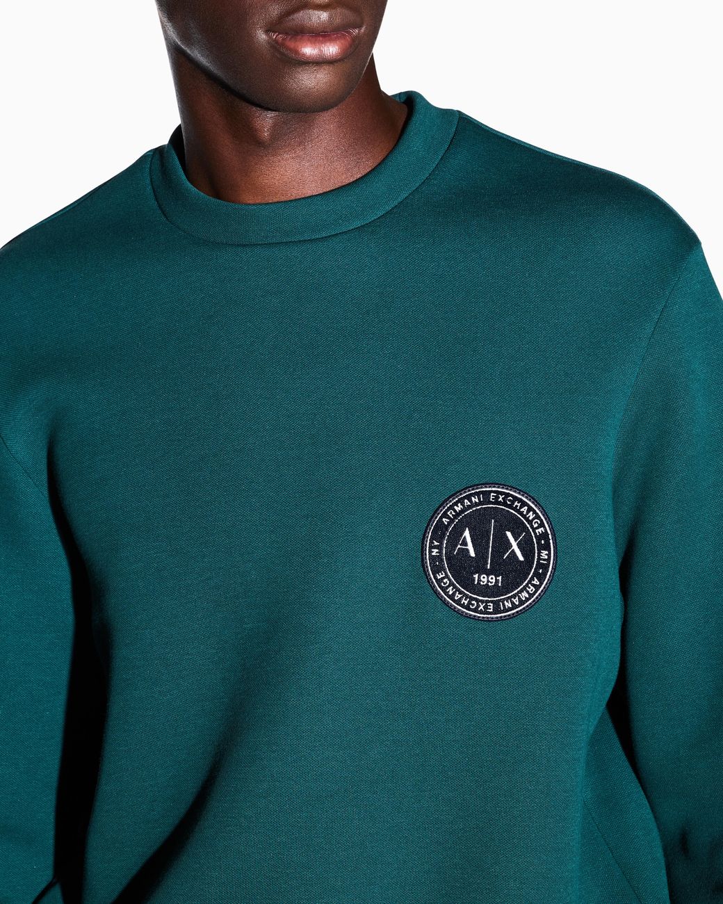 ARMANI EXCHANGE Green Sweatshirt for men