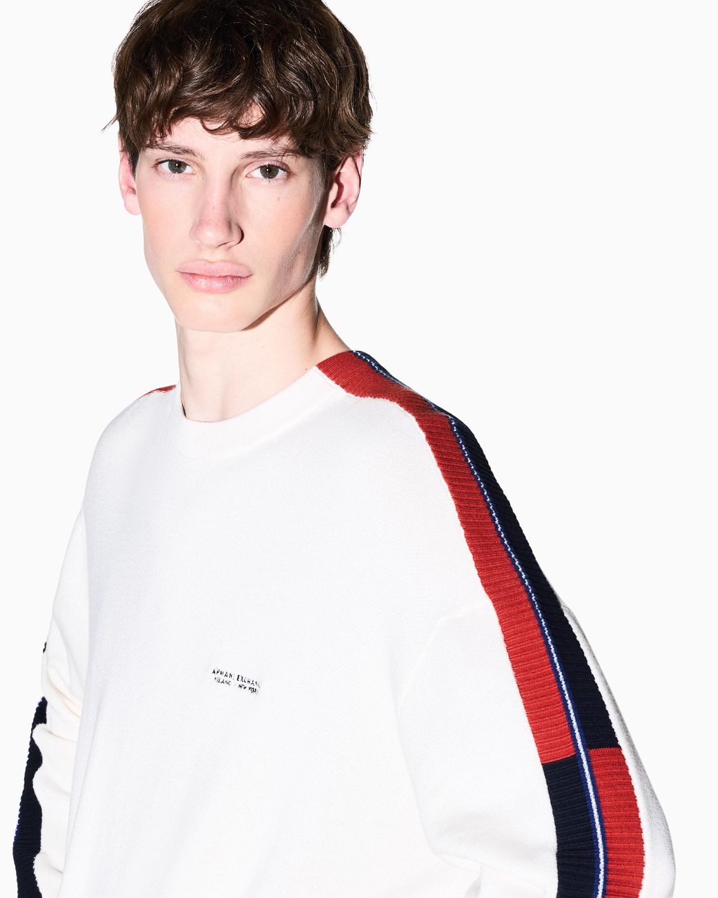 ARMANI EXCHANGE Natural Regular Fit Pullover for men