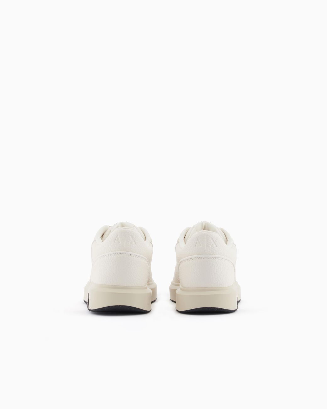 ARMANI EXCHANGE White Technical Fabric Sneakers for men