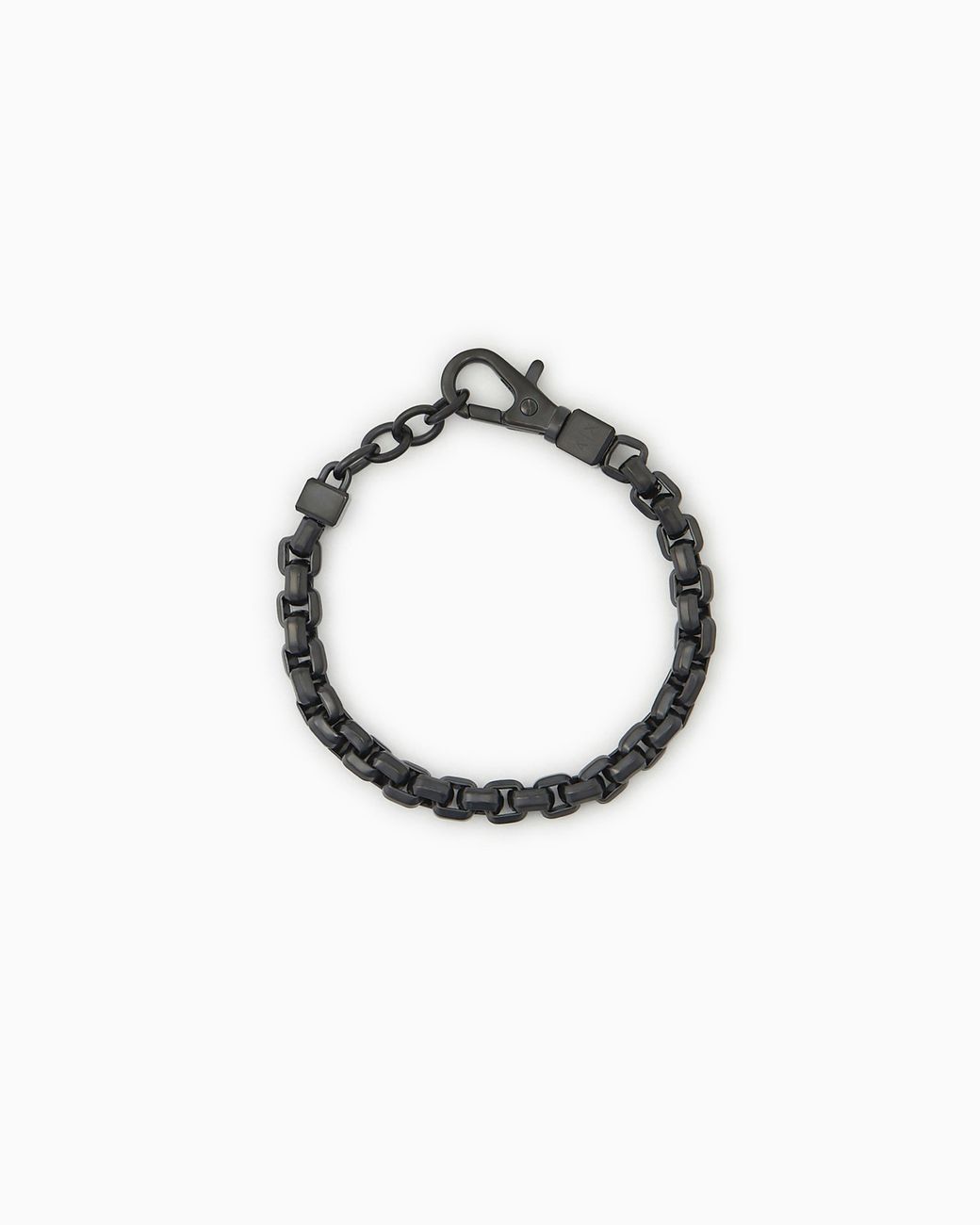 ARMANI EXCHANGE Metallic Stainless Steel Chain Bracelet for men