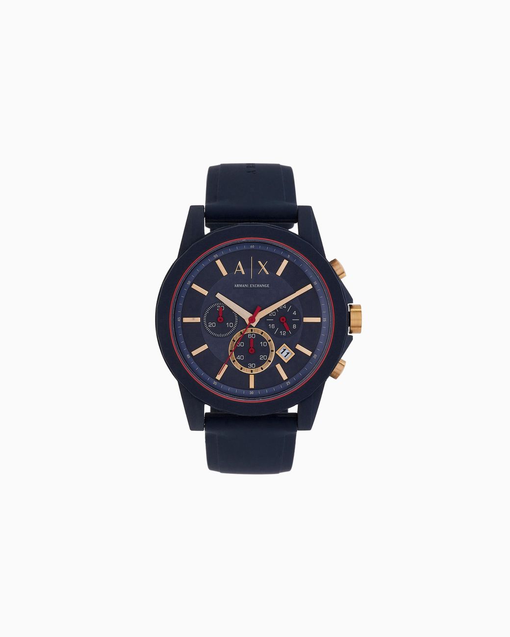 ARMANI EXCHANGE Blue Chronograph Movement Watch With Strap for men