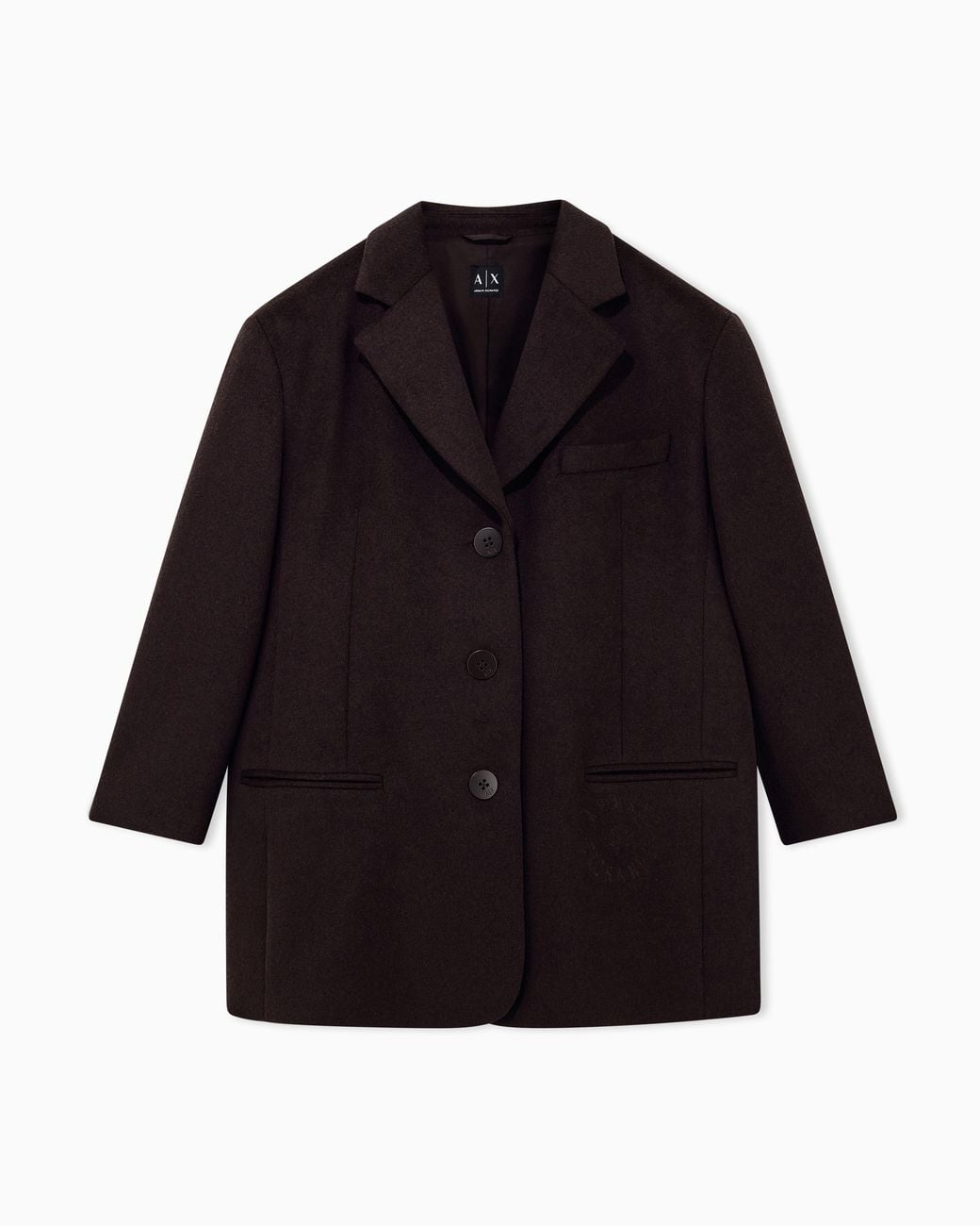 ARMANI EXCHANGE Blue Caban Coat