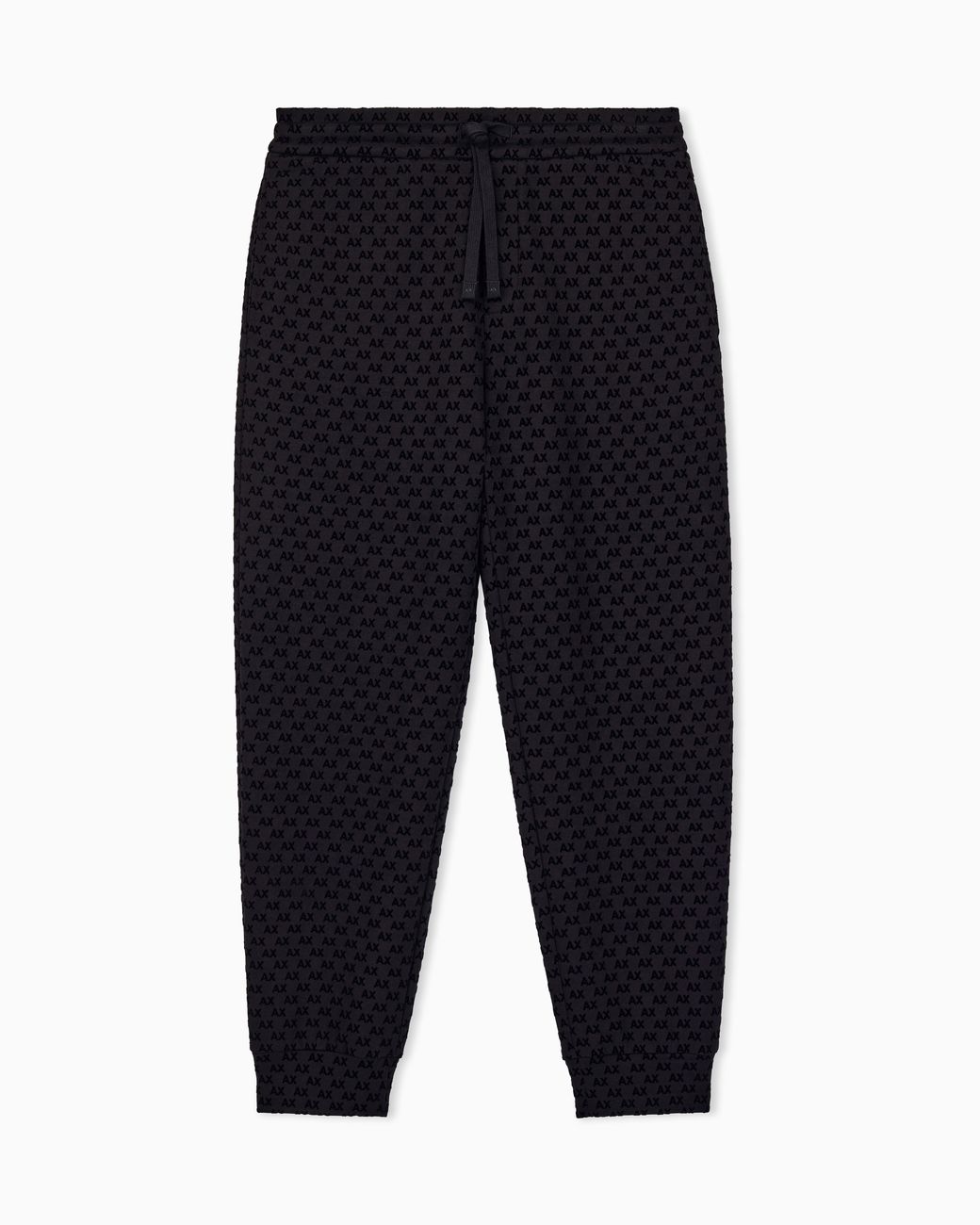 ARMANI EXCHANGE Blue Regular Fit Jersey Pants With Bonded Stretch for men