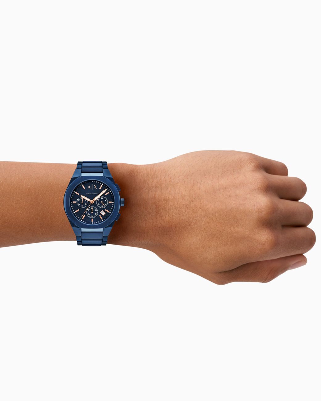 ARMANI EXCHANGE Blue Sync Chronograph Stainless Steel Watch for men