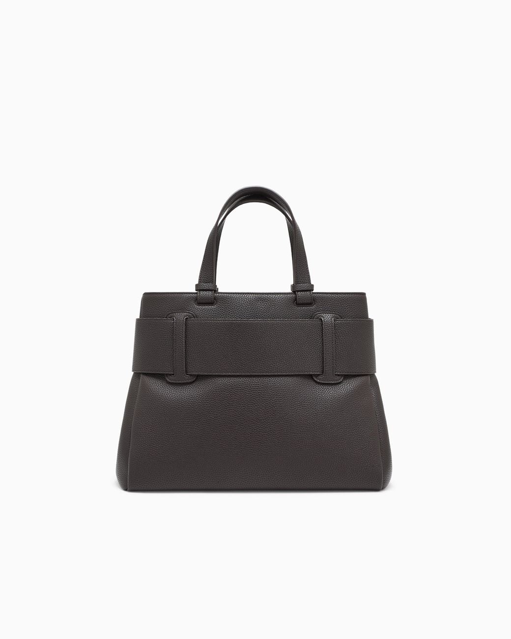 ARMANI EXCHANGE Brown Soft Shopping Bag With Outer Coating