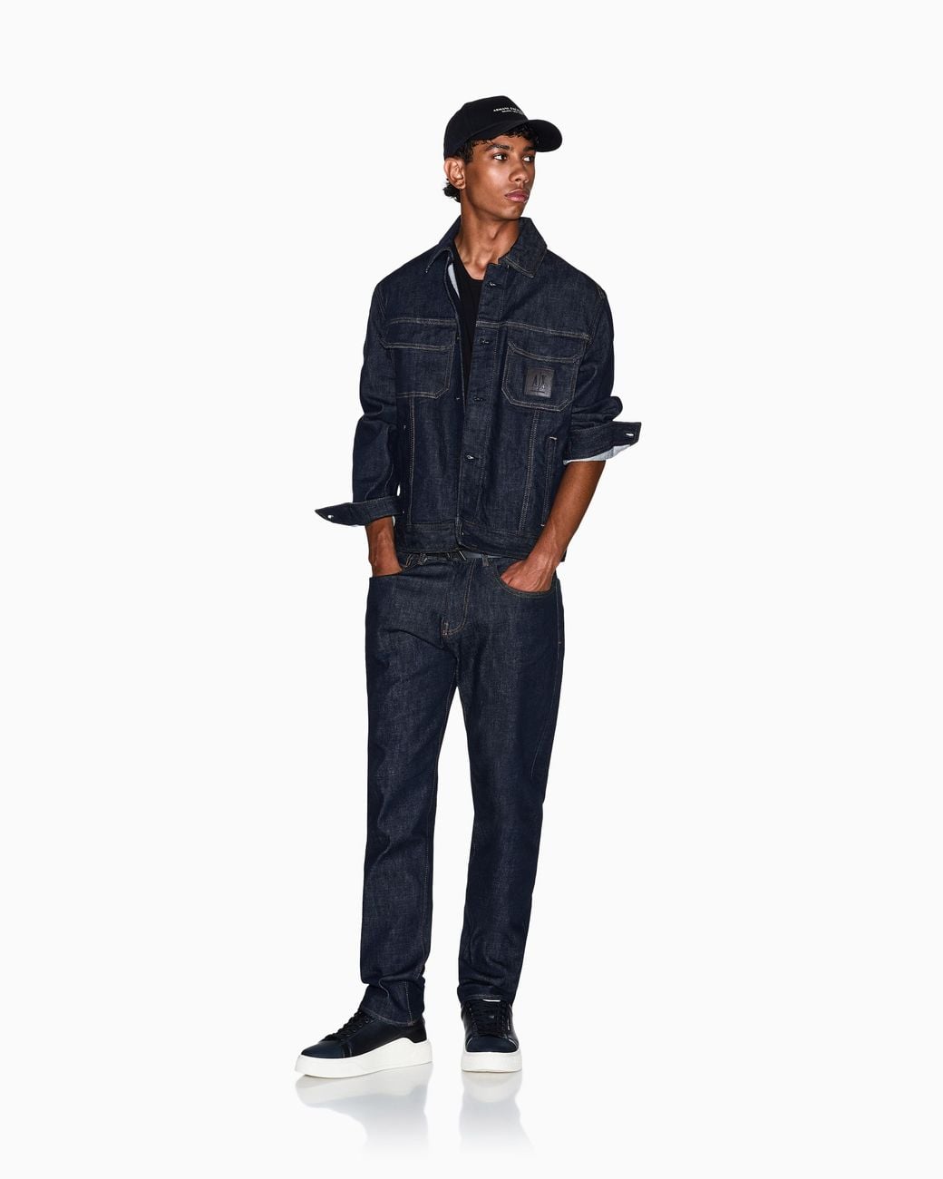 ARMANI EXCHANGE Blue Denim Jacket for men