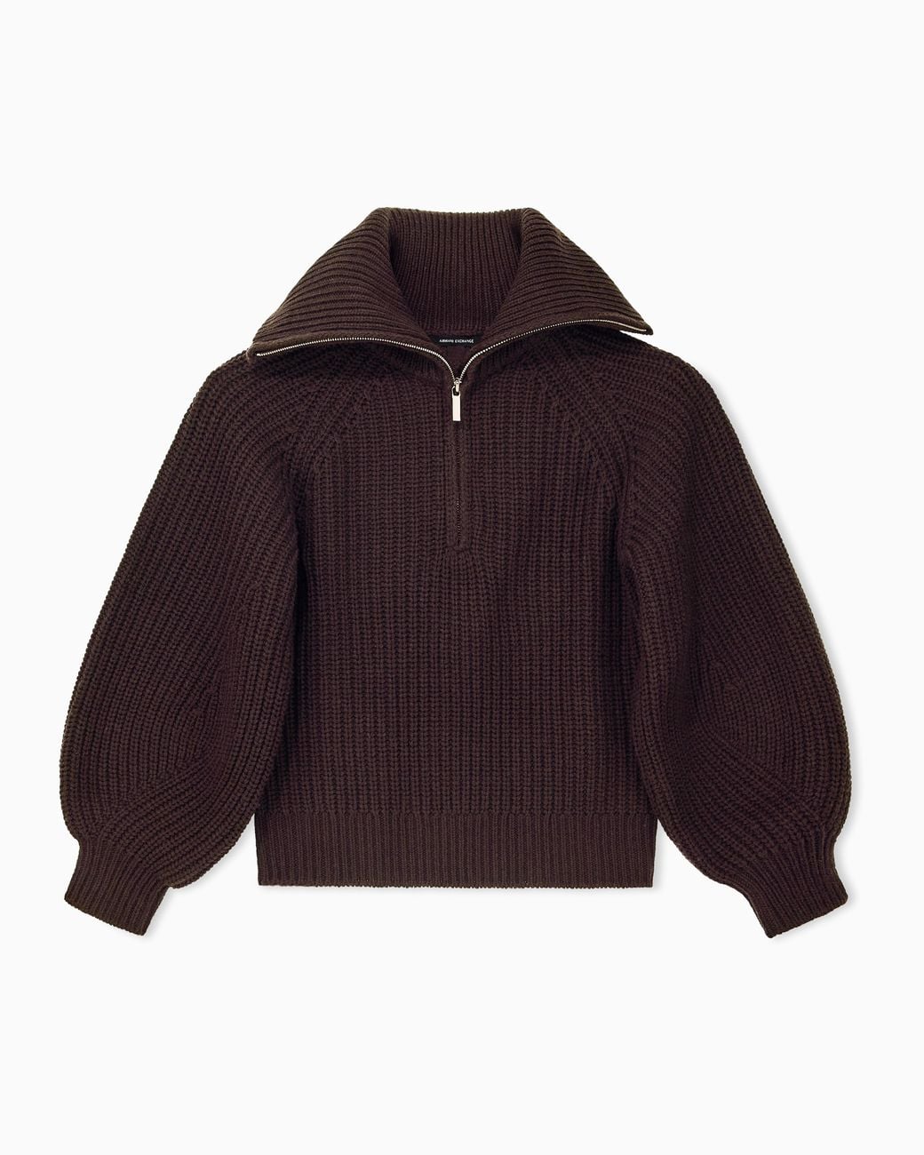 ARMANI EXCHANGE Purple Regular Fit Pullover Knitted