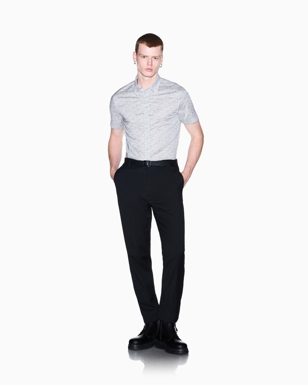 ARMANI EXCHANGE White Shirt Slim Fit for men