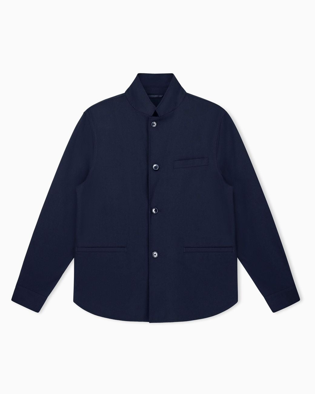ARMANI EXCHANGE Blue Regular Fit Blazer Stretch Viscose Blend for men