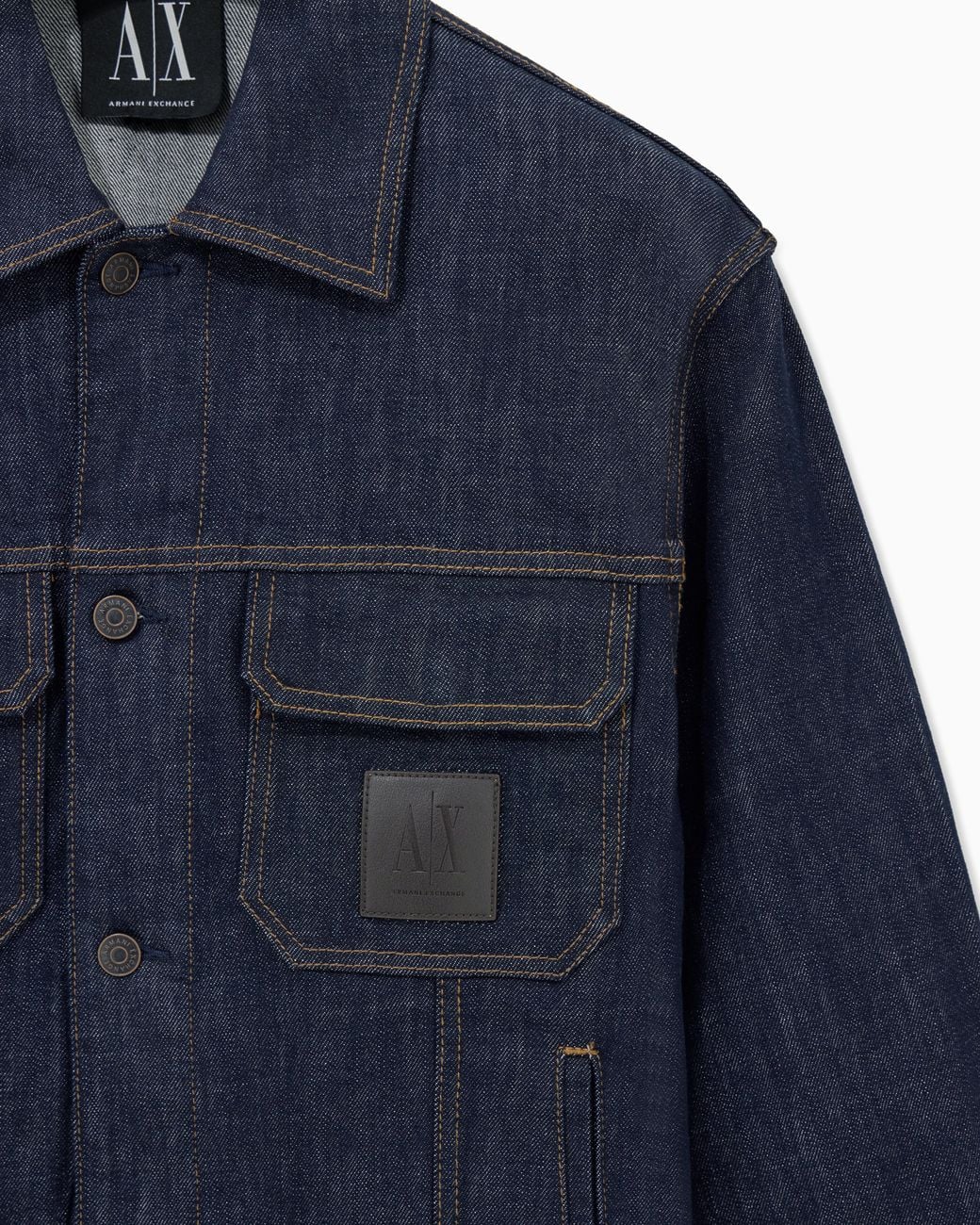 ARMANI EXCHANGE Blue Denim Jacket for men