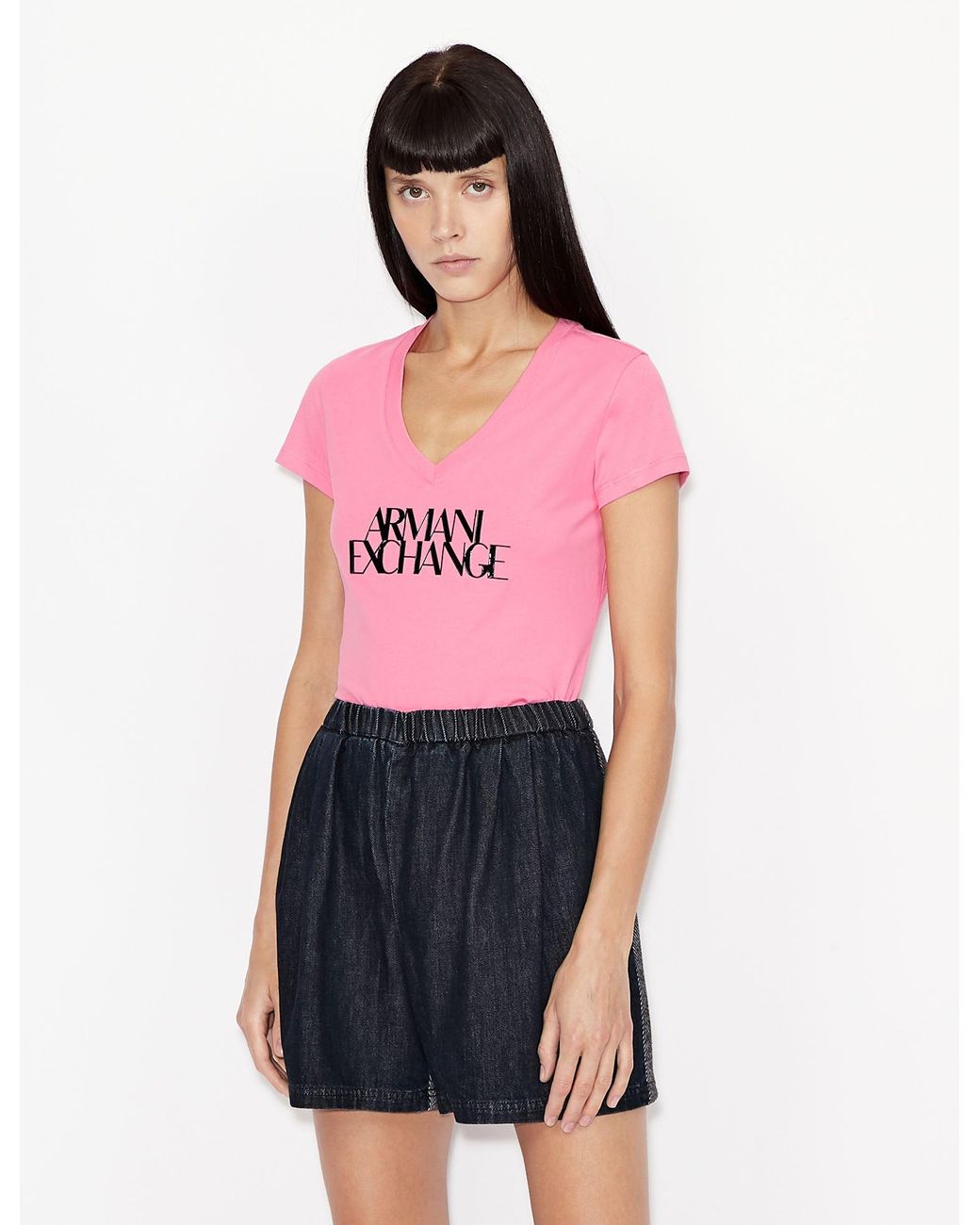 armani exchange pink