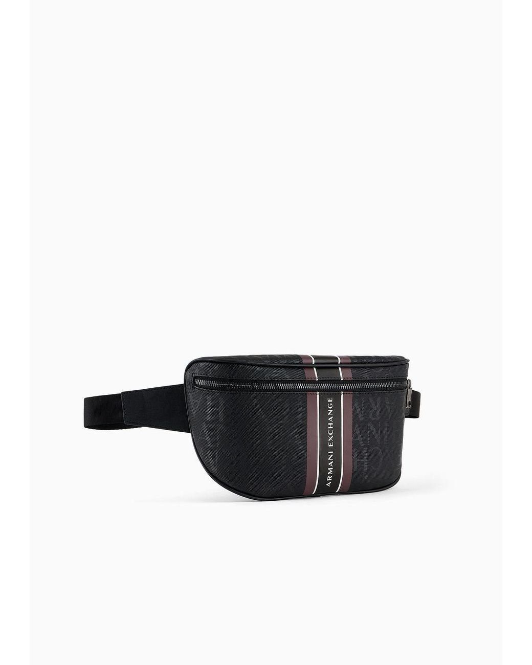 Armani Exchange Semi rigid Pouch in Black for Men Lyst