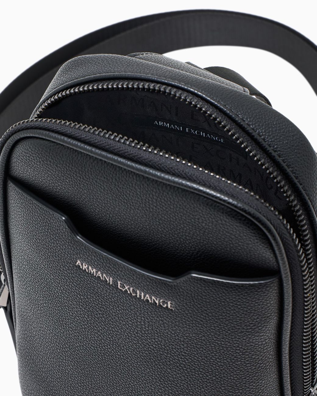 ARMANI EXCHANGE Blue Crossbody Bag With Adjustable Strap And Zip Closure for men