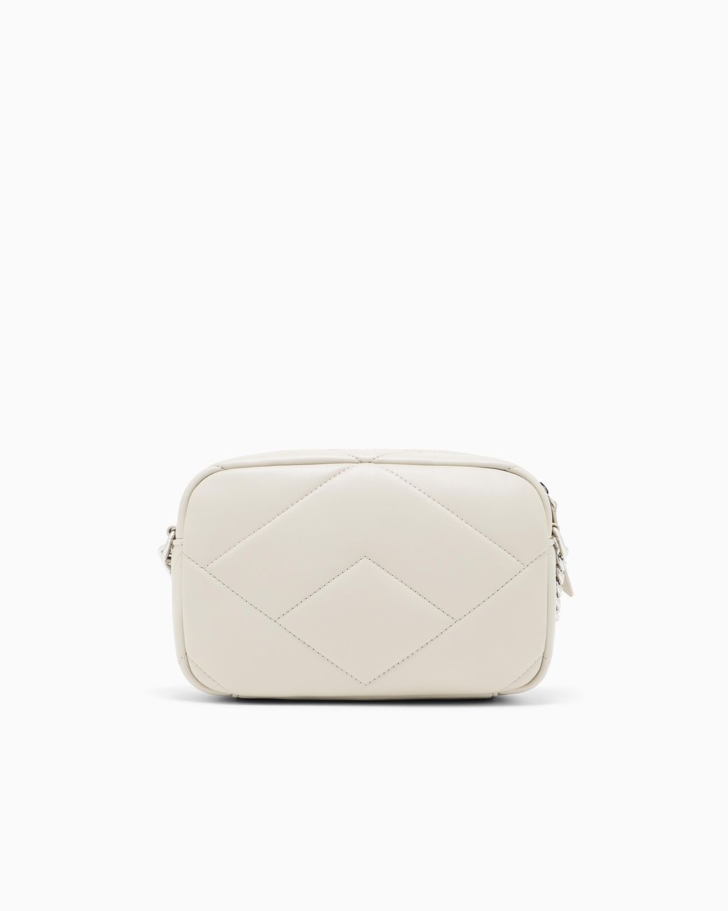 ARMANI EXCHANGE White Camera Case Messenger Bag With Outer Coating And Padding