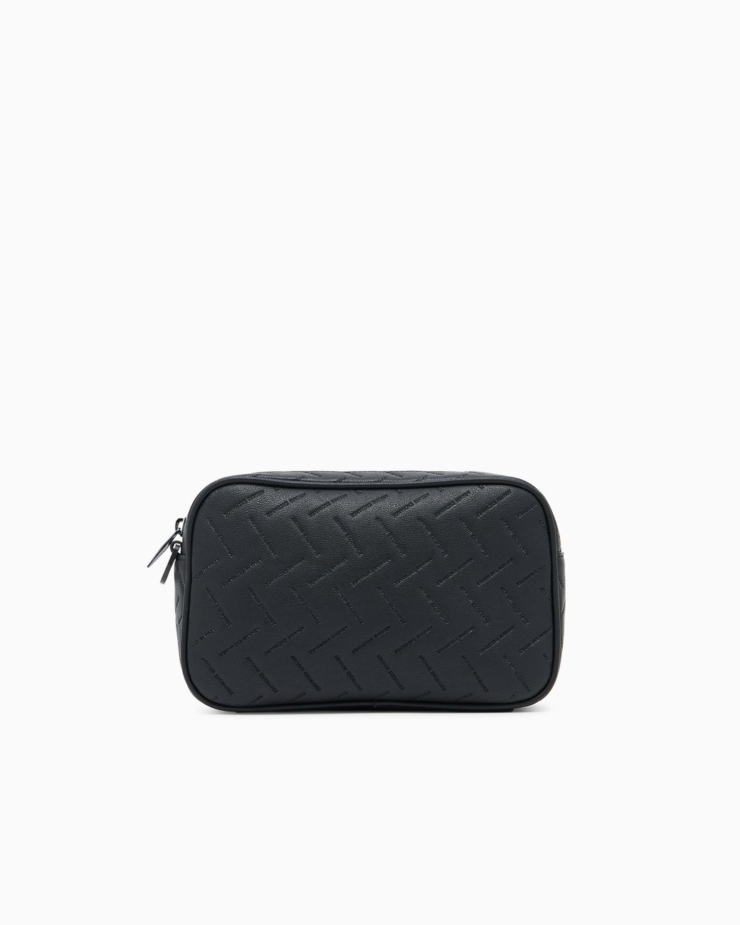 ARMANI EXCHANGE Black Technical Fabric Washbags for men