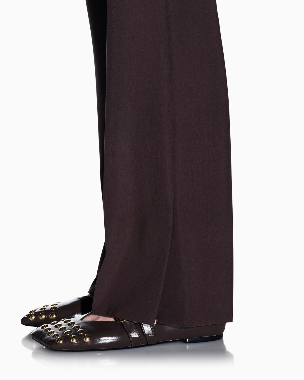 ARMANI EXCHANGE Purple Slim Fit Trousers