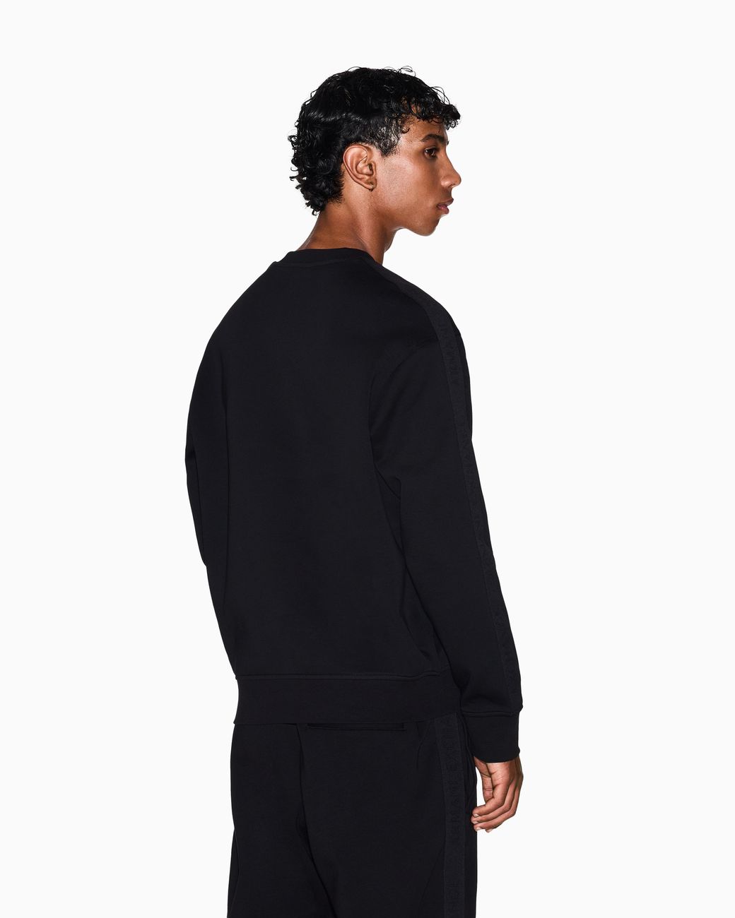 ARMANI EXCHANGE Blue Logo Sweatshirt for men