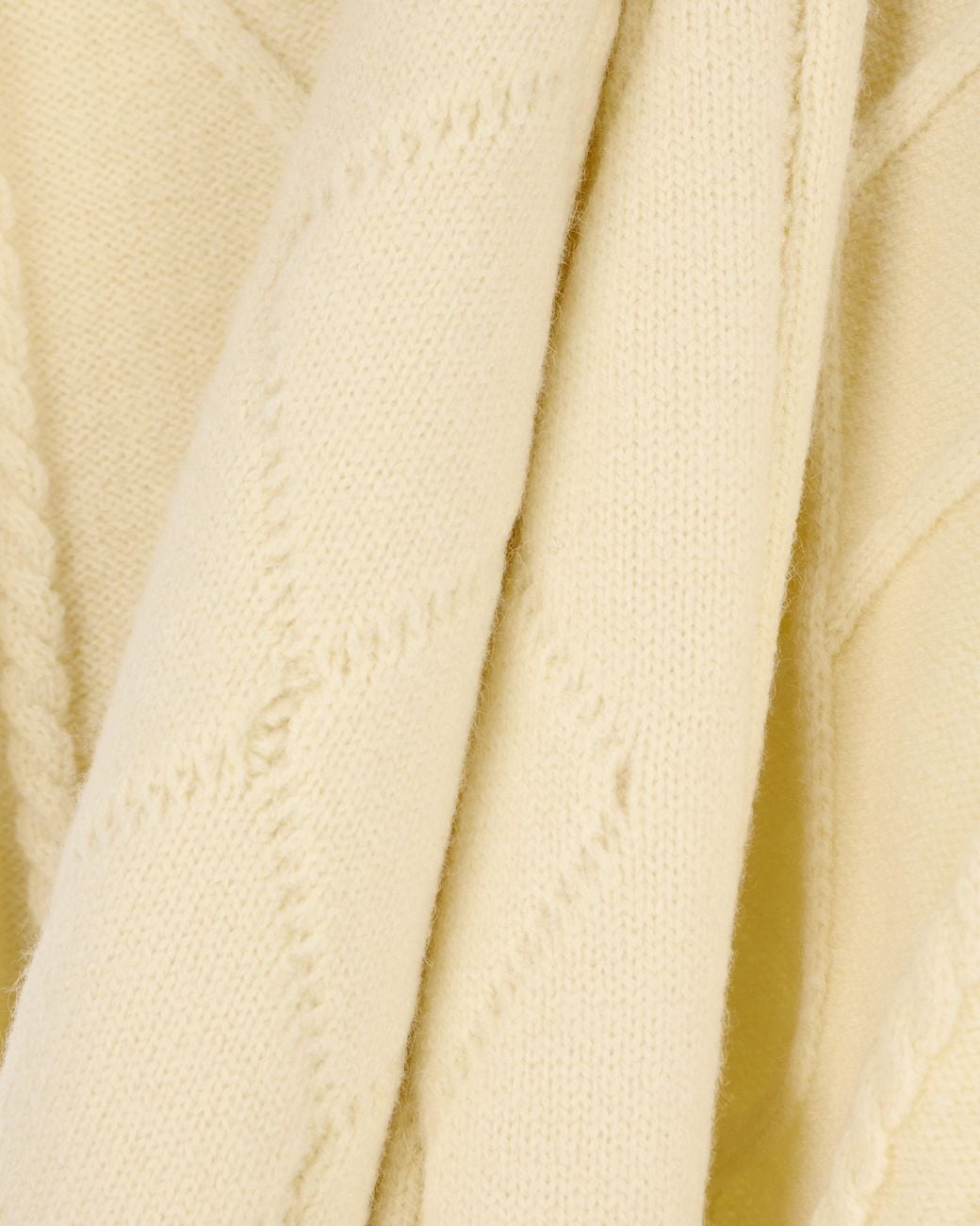 ARMANI EXCHANGE White Scarf Regular Fit Knitted