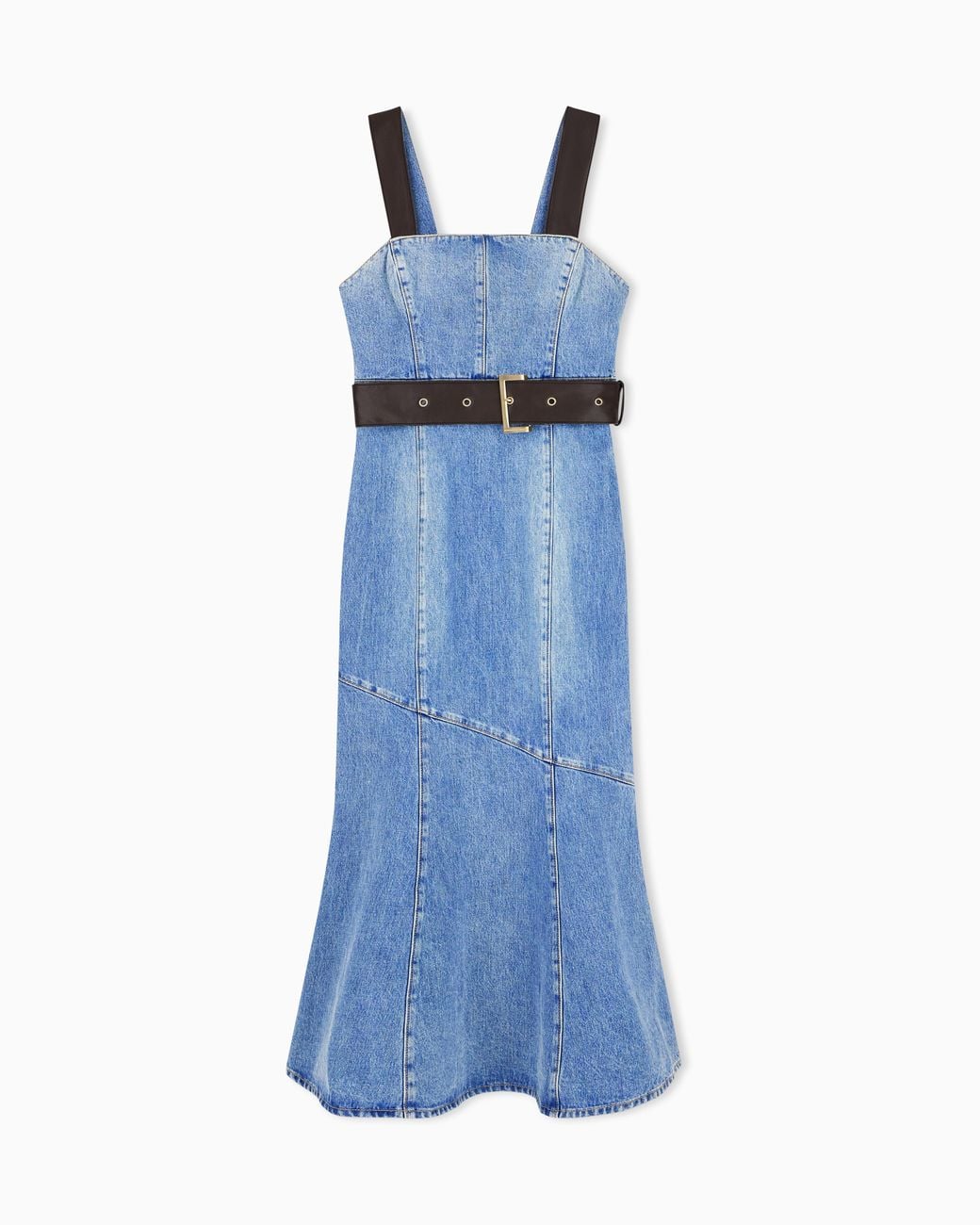 ARMANI EXCHANGE Blue Slim-Fit Dress