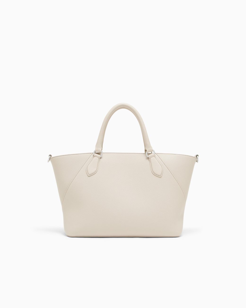 ARMANI EXCHANGE White Tote Shopping Bag