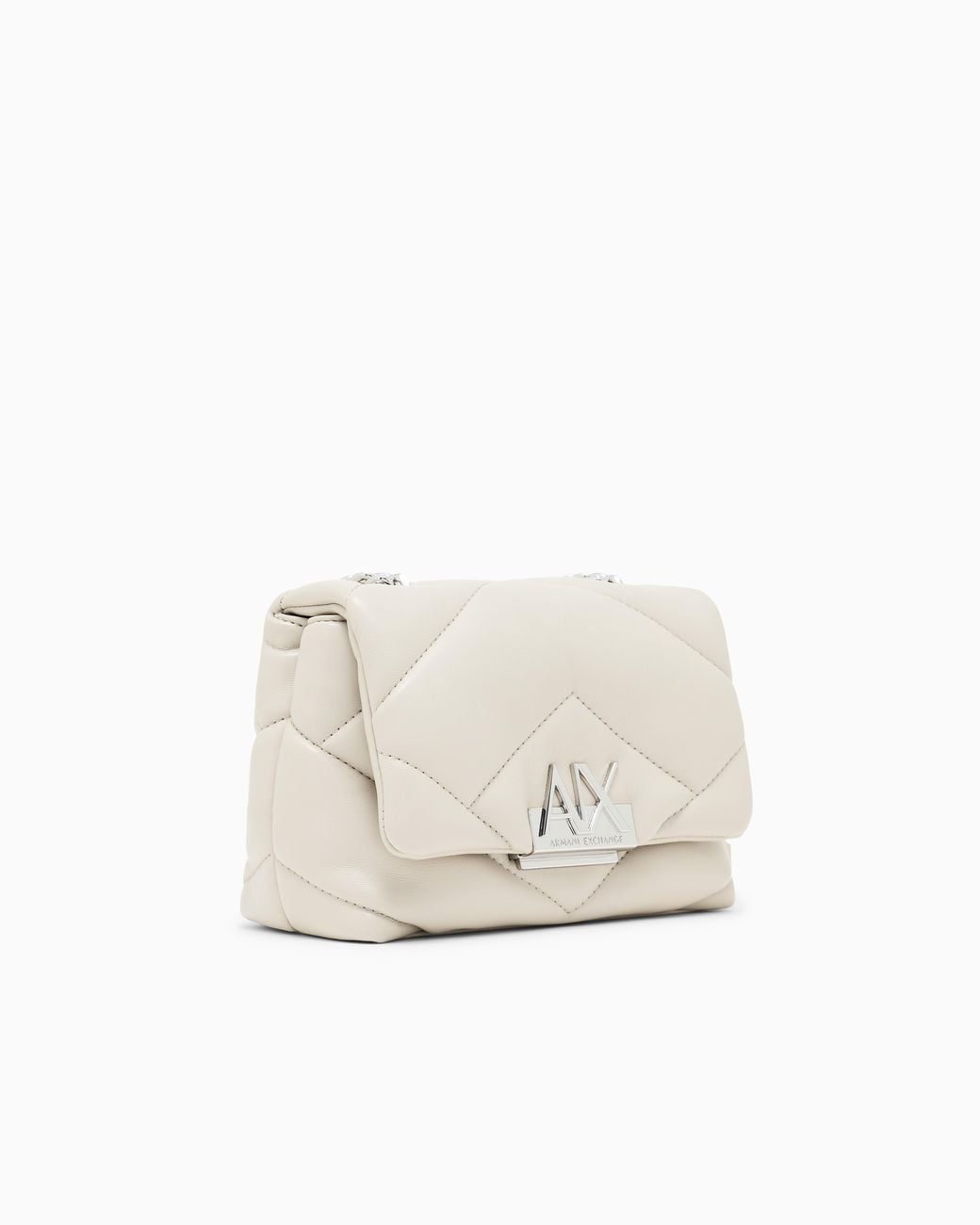 ARMANI EXCHANGE White Mini Bag With Outer Coating And Padding